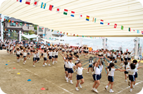 運動会の写真